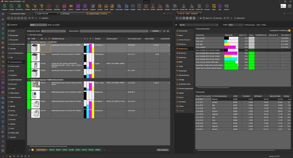 Integration Radix MPS Monitor